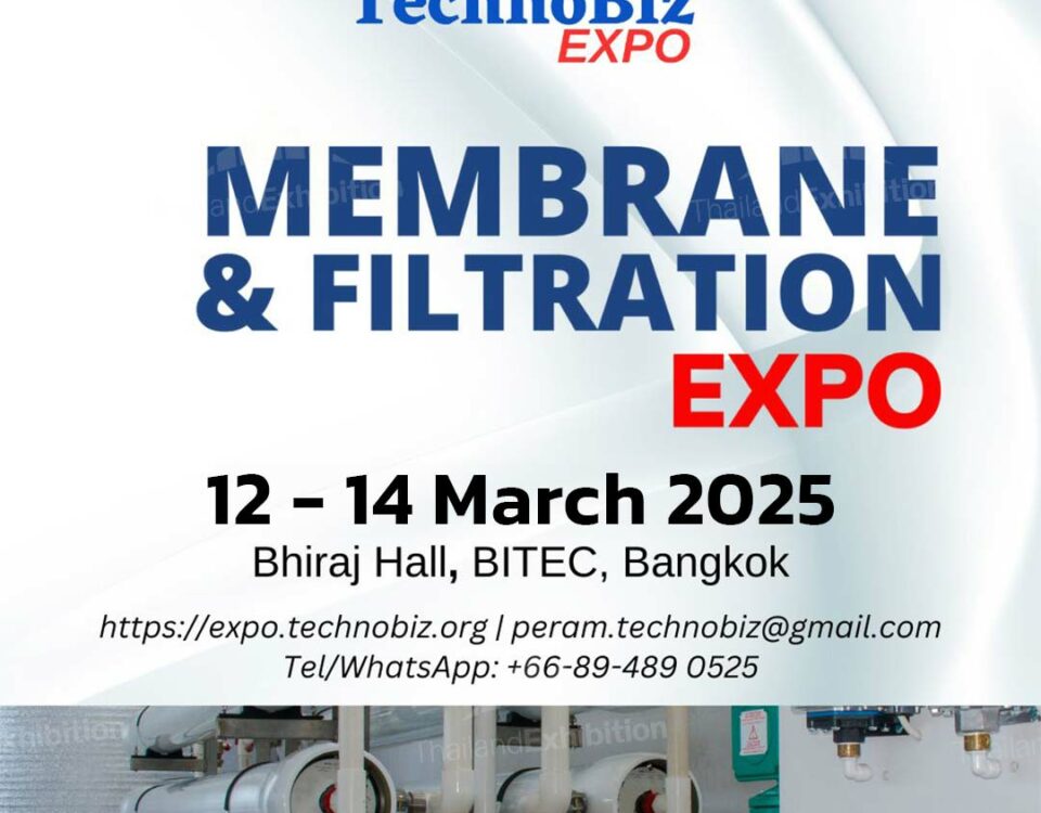 Membrane & Filtration Expo 2025 – ключевая выставка для технологий мембран и фильтрации. Откройте новые возможности для бизнеса в Юго-Восточной Азии.