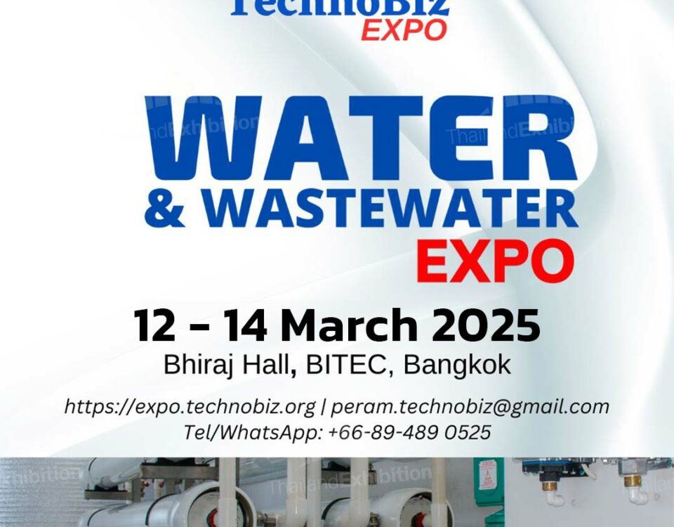 Thai Water Expo 2025 – передовая платформа для презентации водных технологий и развития партнерств. Присоединяйтесь к нам с 12 по 14 марта 2025 года в BITEC, Бангкок.